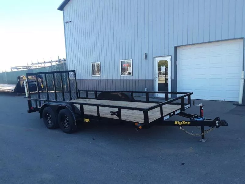2026 Big Tex 70PI 83" x 16' Tandem Axle Utility Trailer with Ramp
