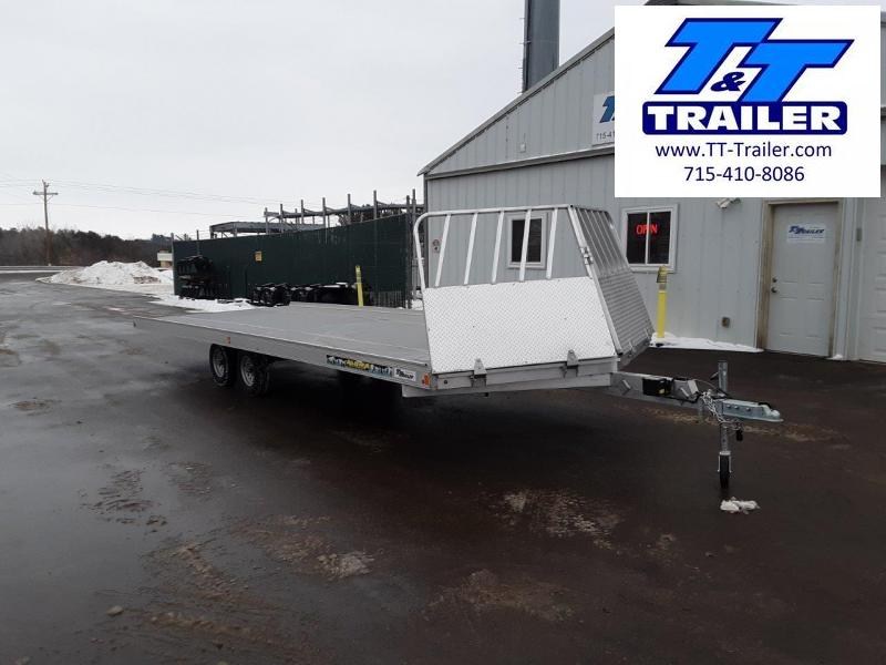 FOR RENT - 8.5' x 24' - 4 Place Open Snowmobile Trailer FOR RENT - 8.5' x 24' - 4 Place Open Snowmobile Trailer