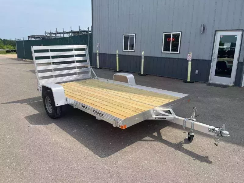 2025 Bear Track 76" x 12' Aluminum Single Axle Utility Trailer