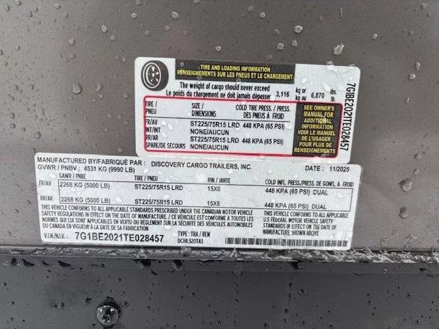 new Cargo (Enclosed) Trailers Discovery Trailers  for sale, in Somerset, WI Thumbnail 6