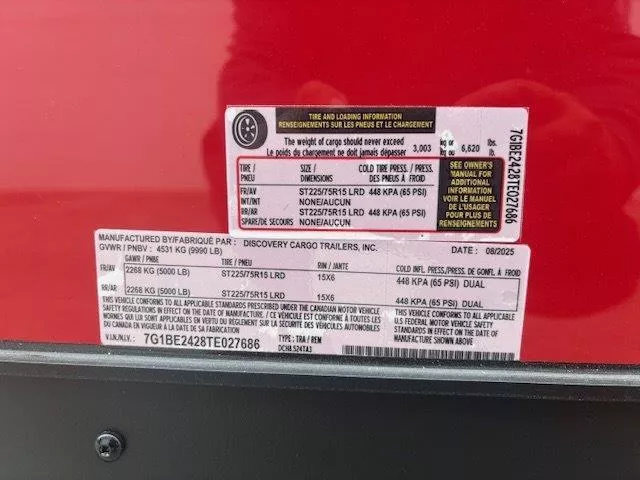 new Cargo (Enclosed) Trailers Discovery Trailers  for sale, in Somerset, WI Thumbnail 6
