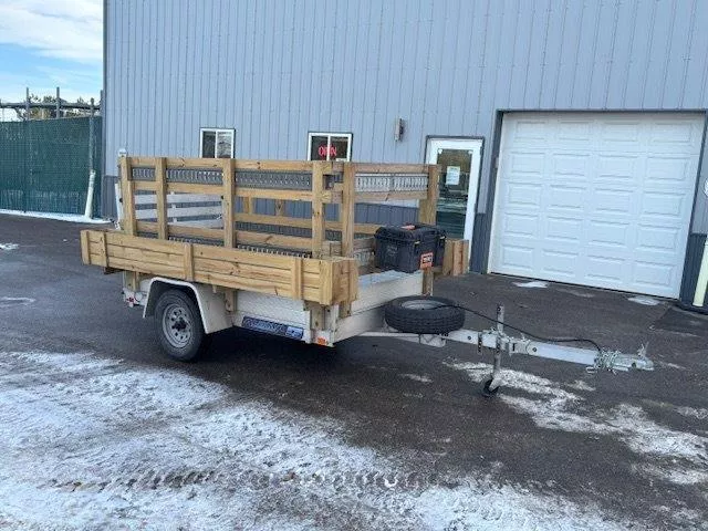 USED 2021 Aluma 48" x 8' Aluminum Utility Trailer with Ramp (2,000 GVWR)