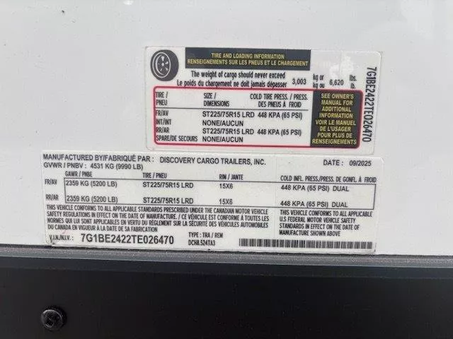 new Cargo (Enclosed) Trailers Discovery Trailers  for sale, in Somerset, WI Thumbnail 6