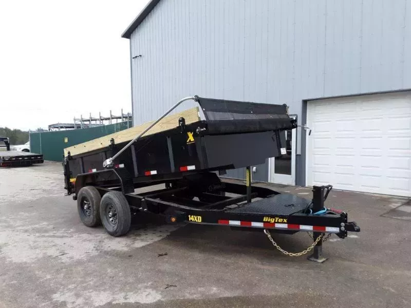 2026 Big Tex 14XD 83" x 14' Heavy Duty Low Profile Dump Trailer (15,400 GVWR)