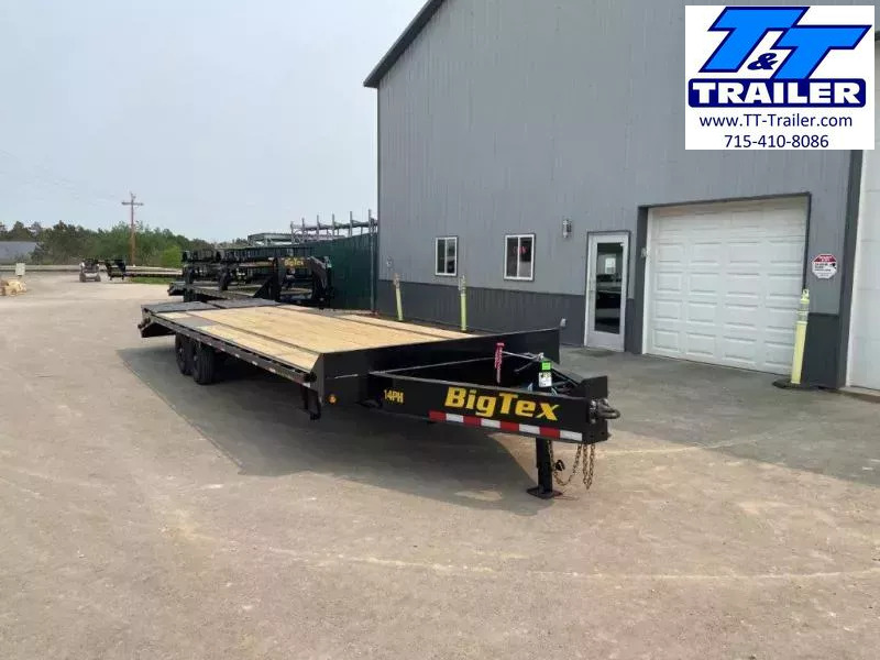 2026 Big Tex 14PH 102" x 30' Heavy Duty Deckover Bumper Pull Trailer with Mega Ramps (15,900 GVWR) 1748903479