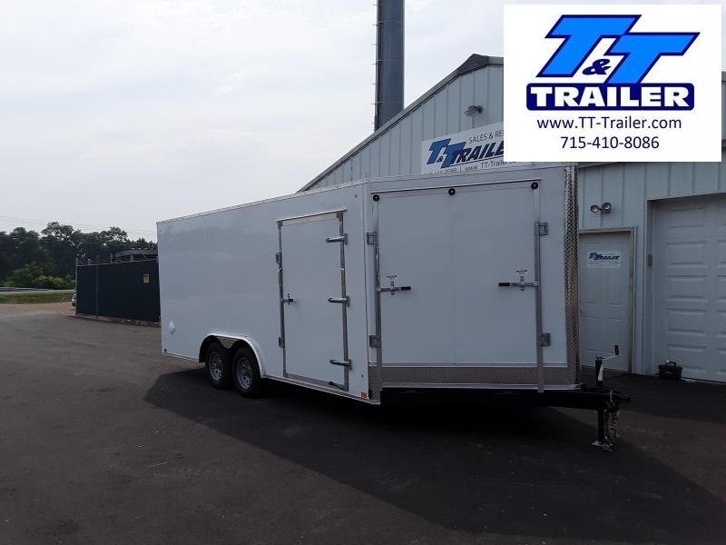 2022 Discovery Challenger ET 8.5 x 18 V-Nose Enclosed Combination Car and Toy Hauler Trailer 2022 Discovery Challenger ET 8.5 x 18 V-Nose Enclosed Combination Car and Toy Hauler Trailer
