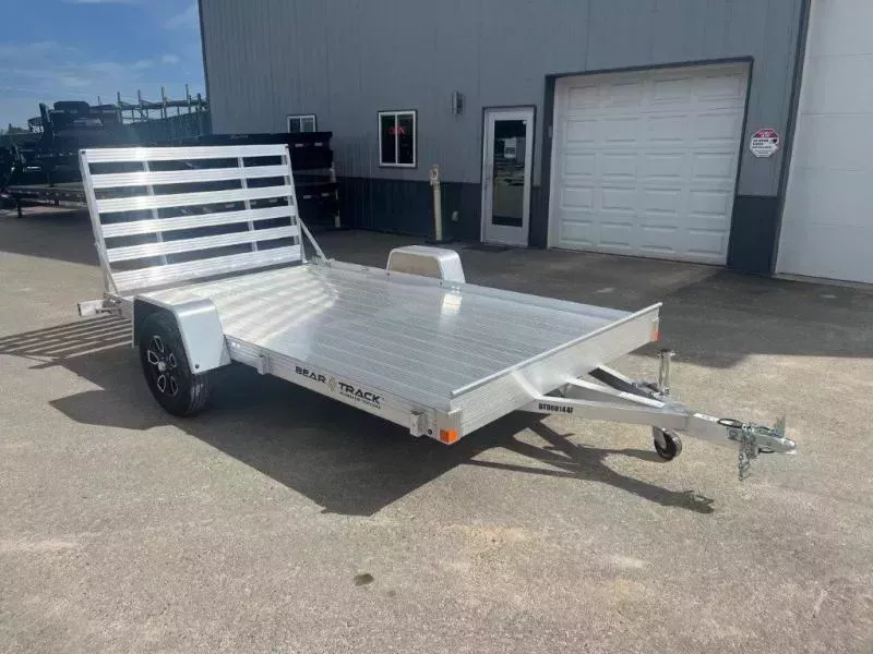 2026 Bear Track 80" x 12' Aluminum Single Axle Utility Trailer