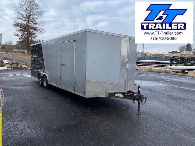 Used 2020 Discovery Challenger SE 8.5 x 24 V-Nose Enclosed Combination Car and Toy Hauler Trailer Used 2020 Discovery Challenger SE 8.5 x 24 V-Nose Enclosed Combination Car and Toy Hauler Trailer