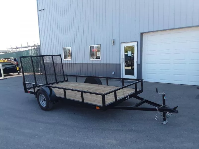 USED 2020 Teske 6' x 12' Single Axle Utility Trailer