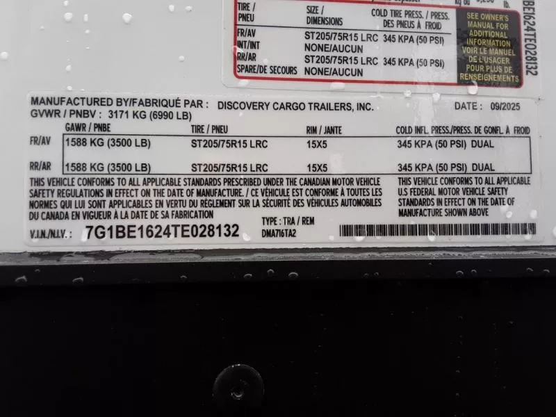 new Cargo (Enclosed) Trailers Discovery Trailers  for sale, in Somerset, WI Thumbnail 7