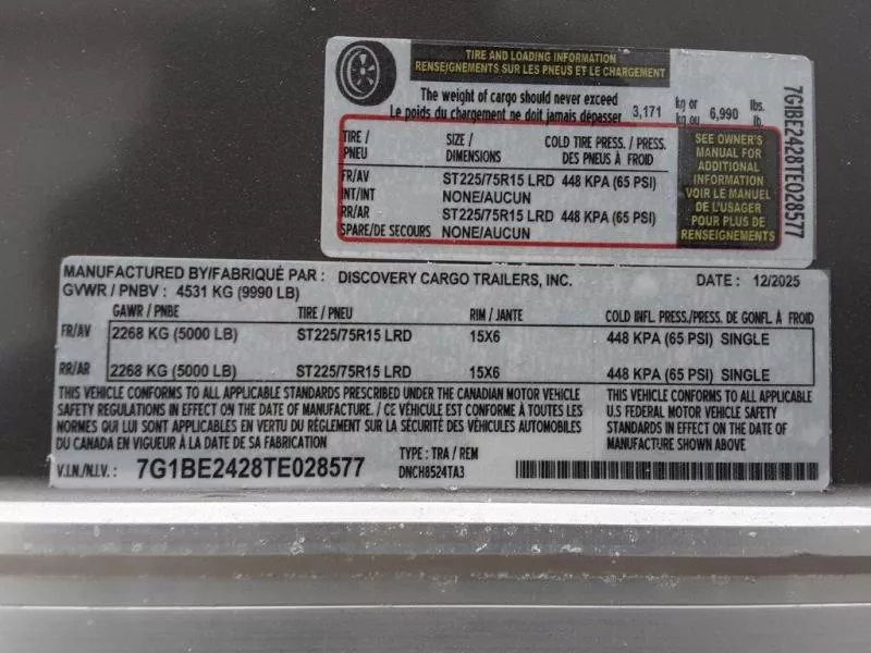 new Cargo (Enclosed) Trailers Discovery Trailers  for sale, in Somerset, WI Thumbnail 8