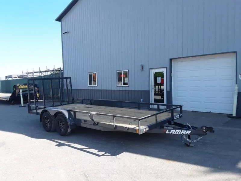 2026 Lamar 83" X 18' - 7k Utility Trailer with Ramp