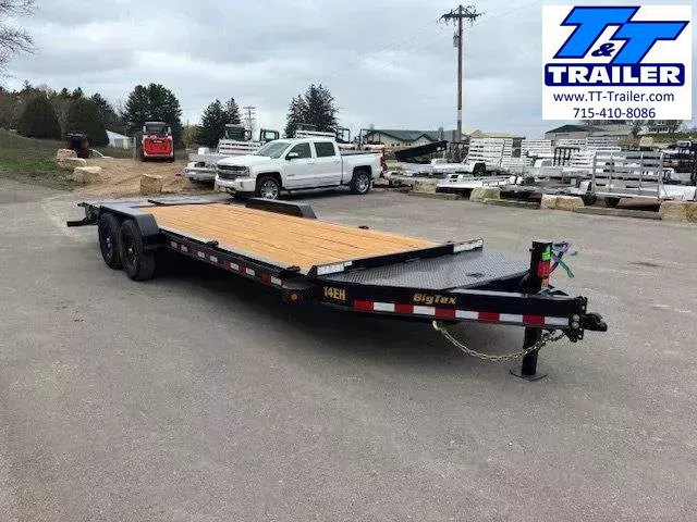 2026 Big Tex 14EH 83" x 22' Heavy Duty Equipment Trailer with Mega Ramps (15,400 GVWR) 1752346384