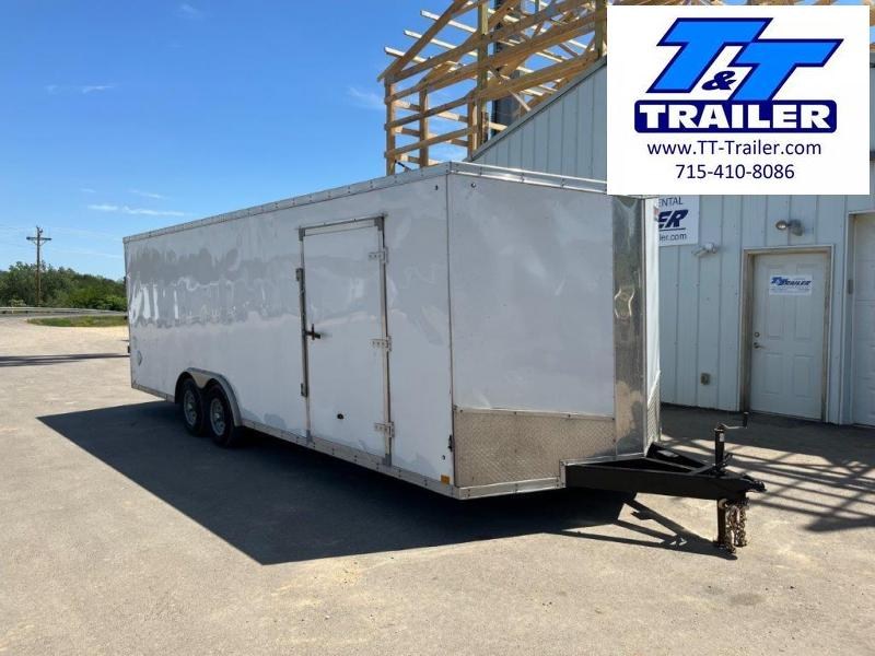 USED 2021 Discovery Challenger SE 8.5 x 24 V-Nose Enclosed Combination Car and Toy Hauler Trailer USED 2021 Discovery Challenger SE 8.5 x 24 V-Nose Enclosed Combination Car and Toy Hauler Trailer