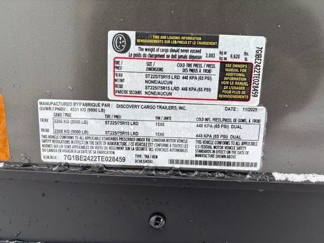 new Cargo (Enclosed) Trailers Discovery Trailers  for sale, in Somerset, WI Thumbnail 7