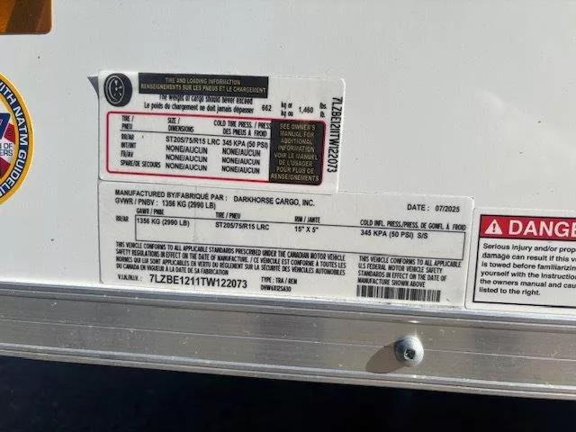 new Cargo (Enclosed) Trailers Darkhorse Cargo  for sale, in Somerset, WI Thumbnail 6