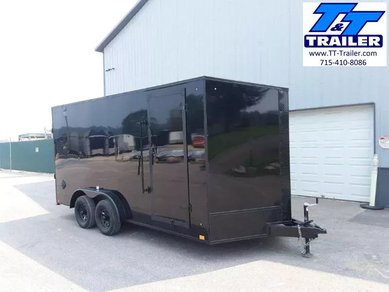 2026 Discovery Rover ET 7.5 x 16 V-Nose UTV Escape Door Enclosed Cargo Trailer 1754077313