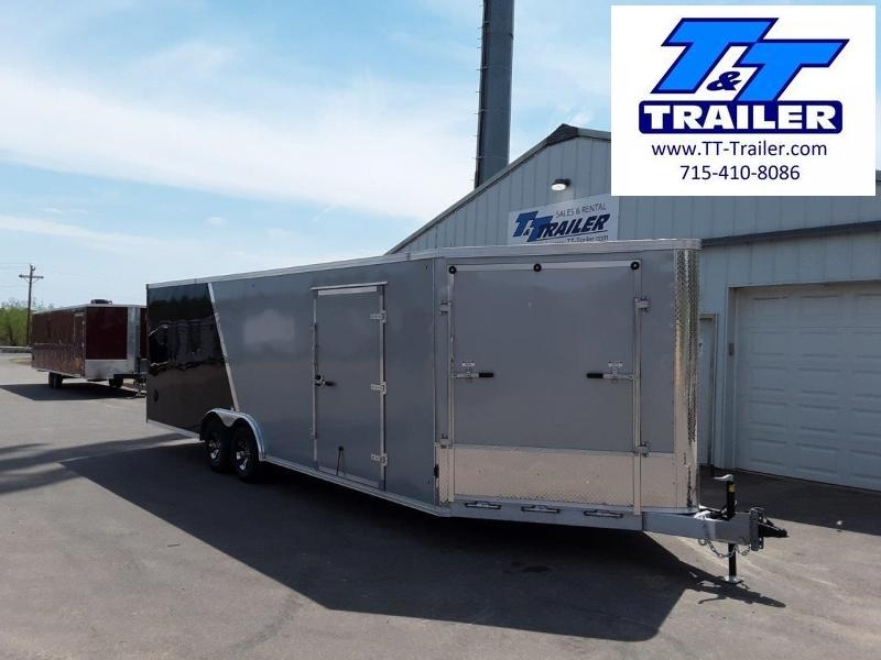 2023 Discovery Nitro-Lite Aluminum 8.5 x 24 V-Nose Enclosed Combination Car and Toy Hauler Trailer 2023 Discovery Nitro-Lite Aluminum 8.5 x 24 V-Nose Enclosed Combination Car and Toy Hauler Trailer