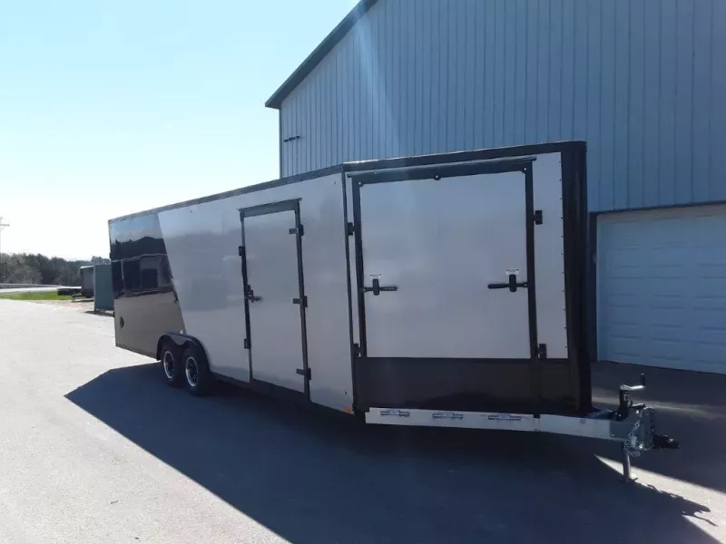 2026 Discovery Nitro-Lite Aluminum 8.5 x 24 V-Nose Enclosed Combination Car and Toy Hauler Trailer