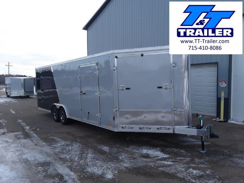 2023 Discovery Nitro-Lite Aluminum 8.5 x 24 V-Nose Enclosed Combination Car and Toy Hauler Trailer 2023 Discovery Nitro-Lite Aluminum 8.5 x 24 V-Nose Enclosed Combination Car and Toy Hauler Trailer