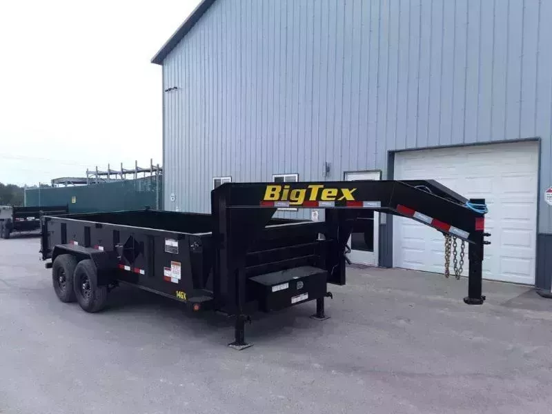 2026 Big Tex 14GX 83" x 16' Heavy Duty Tandem Axle Gooseneck Dump Trailer (15,900 GVWR)
