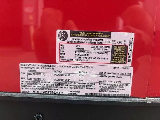 new Cargo (Enclosed) Trailers Discovery Trailers  for sale, in Somerset, WI Thumbnail 7