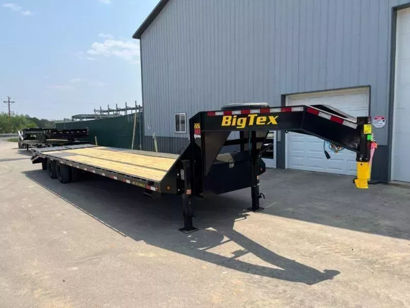 2026 Big Tex 22GN 102" x 35' Tandem Dual Wheel Gooseneck Trailer with Mega Ramps (23,900 GVWR)