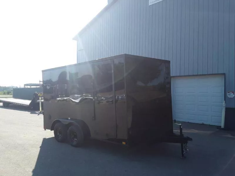 2026 Discovery Rover ET 7.5 x 14 V-Nose UTV Escape Door Enclosed Cargo Trailer