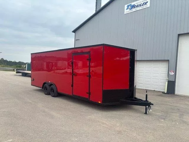 2026 Discovery Challenger SE 8.5 x 24 V-Nose Enclosed Combination Car and Toy Hauler Trailer