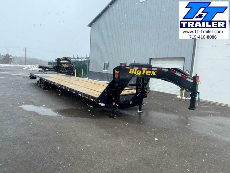 FOR RENT - 102 x 40 (35+5) Heavy Duty Gooseneck Deckover Trailer w/ Monster Ramps 1703432766