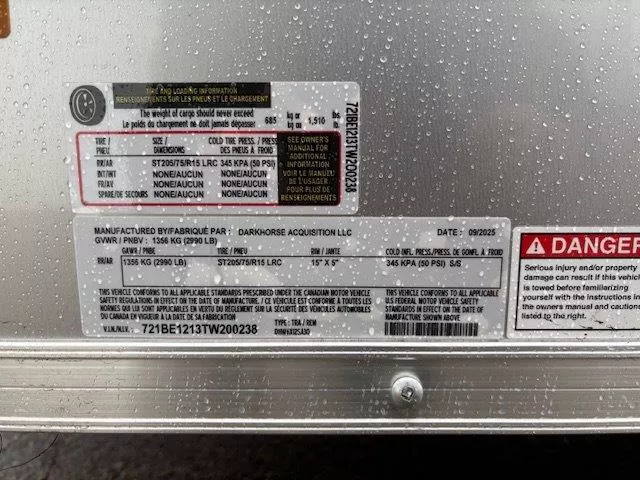 new Cargo (Enclosed) Trailers Darkhorse Cargo  for sale, in Somerset, WI Thumbnail 6