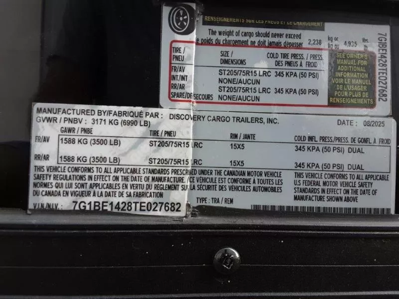 new Cargo (Enclosed) Trailers Discovery Trailers  for sale, in Somerset, WI Thumbnail 8