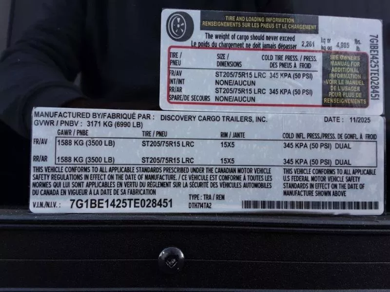 new Cargo (Enclosed) Trailers Discovery Trailers  for sale, in Somerset, WI Thumbnail 7