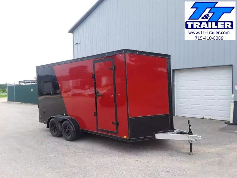 2025 Discovery Endeavor Aluminum 7 x 16 V-Nose Enclosed Cargo Trailer 1754940553
