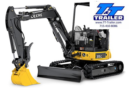 FOR RENT - 35G John Deere Mini Excavator with Thumb FOR RENT - 35G John Deere Mini Excavator with Thumb