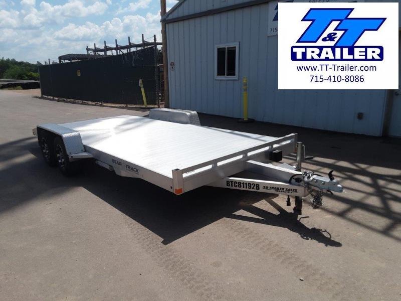 USED 2021 Bear Track Aluminum 81" x 16' Car Hauler Trailer with Ramps USED 2021 Bear Track Aluminum 81" x 16' Car Hauler Trailer with Ramps