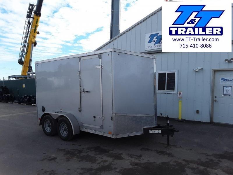 USED 2021 Discovery Rover SE 7 x 12 V-Nose Enclosed Cargo Trailer USED 2021 Discovery Rover SE 7 x 12 V-Nose Enclosed Cargo Trailer