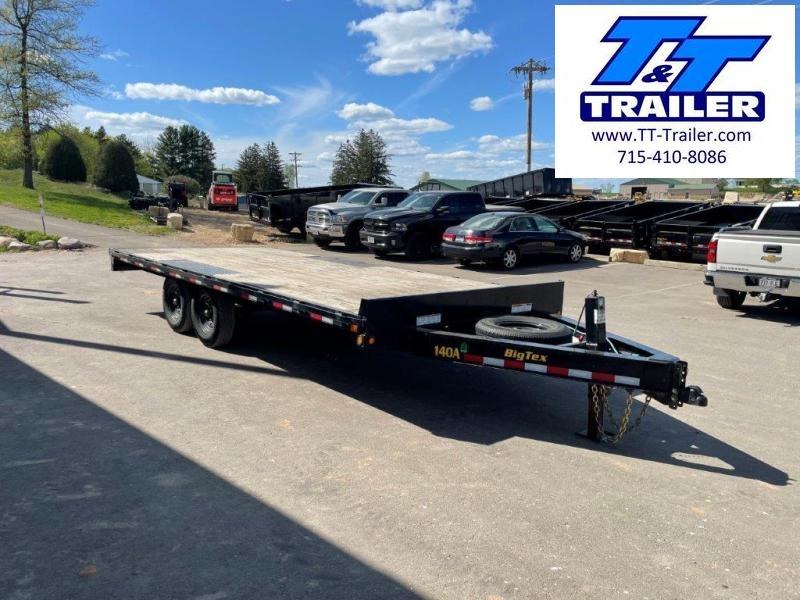 USED 2022 Big Tex 14OA 102" x 20' Heavy Duty Deckover Bumper Pull Trailer USED 2022 Big Tex 14OA 102" x 20' Heavy Duty Deckover Bumper Pull Trailer