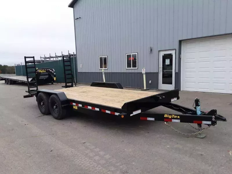 2026 Big Tex 14EB 83" x 18' Equipment Trailer with Knee Ramps (14,000 GVWR)