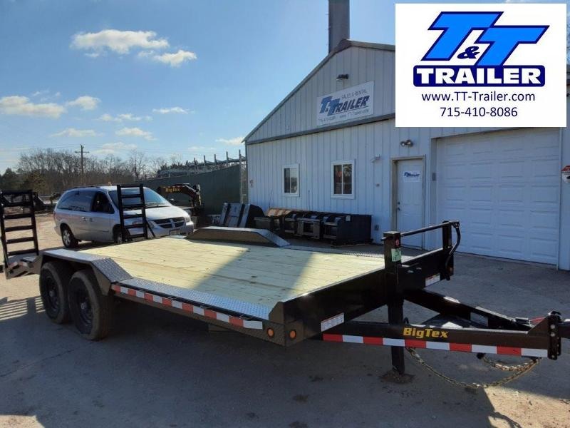 2021 Big Tex 14ET 83" x 20' Heavy Duty Equipment Trailer with Knee Ramps 2021 Big Tex 14ET 83" x 20' Heavy Duty Equipment Trailer with Knee Ramps