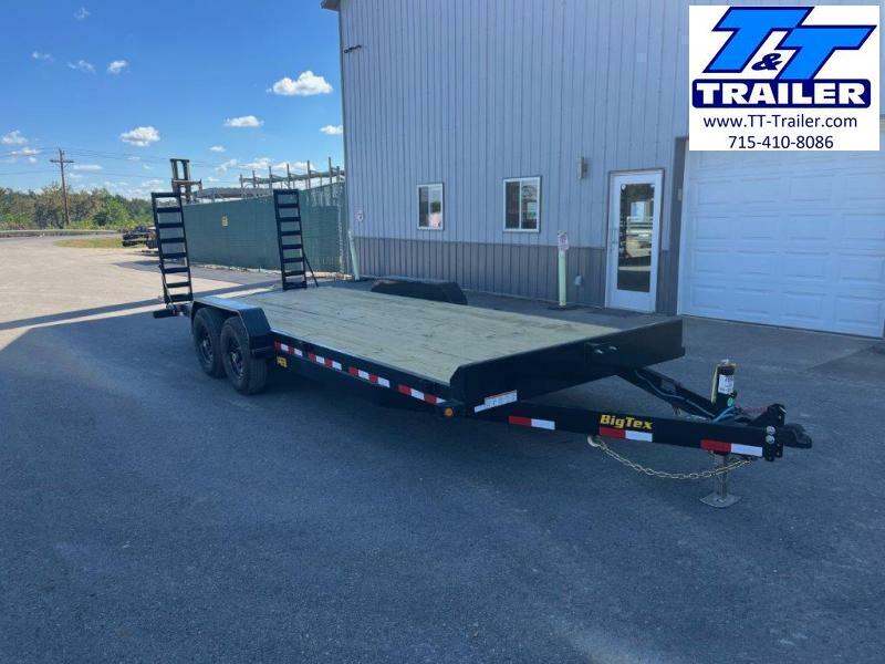 2025 Big Tex 14EB 83" x 22' Equipment Trailer with Knee Ramps 1745073113