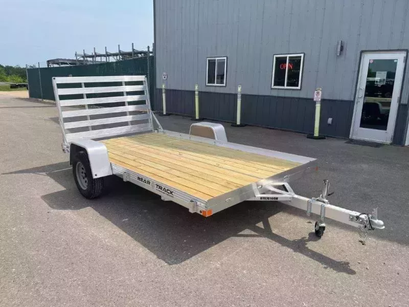 2025 Bear Track 76" x 12' Aluminum Single Axle Utility Trailer
