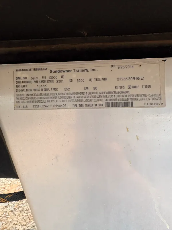 used Horse Trailers Sundowner Trailers  for sale, in Talihina, OK Thumbnail 5