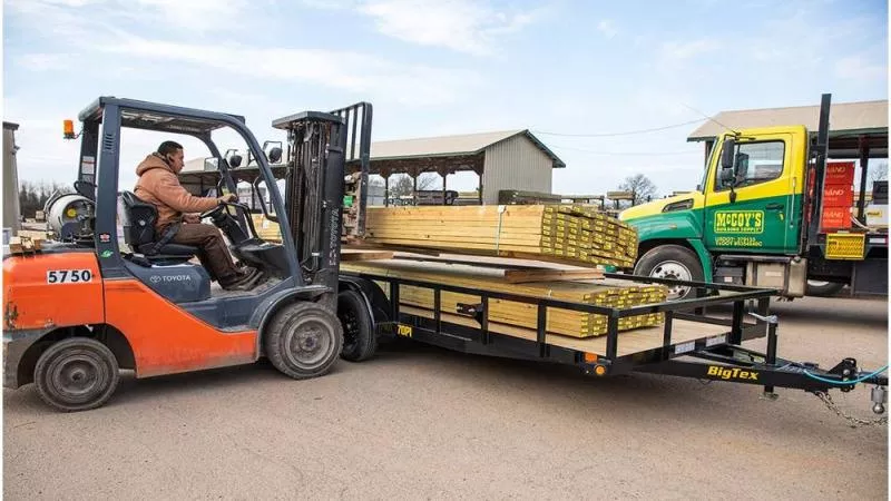 Big Tex Trailers 70PI-16XBK4RG2B utility/ landscaping trailer