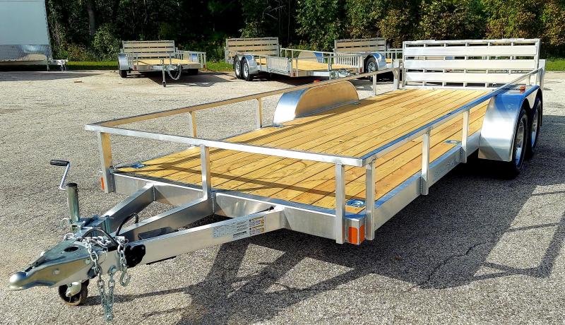 2023 ROUGH RIDER UTILITY TRAILER 6.5 X 18 TANDEM AXLE ALL ALUMINUM