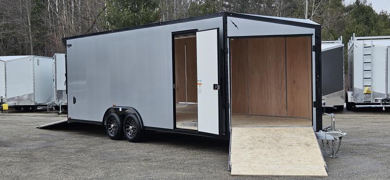 8 X 27 SNOWMOBILE/SIDE BY SIDE/CAR HAULER 22' BOX + 5'V-NOSE