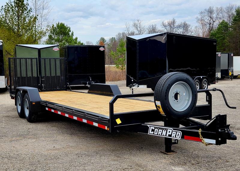 24 ' X 81 " CORN PRO 8 K AXLES  ALSO AVAILABLE IN 7KHEAVY DUTY UTILITY TRAILER
