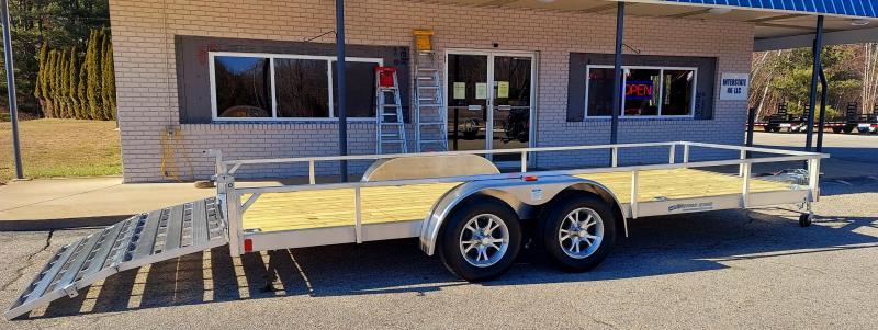 6.5 X 18 ALL ALUMINUM ROUGH RIDER OPEN UTILITY TRAILER