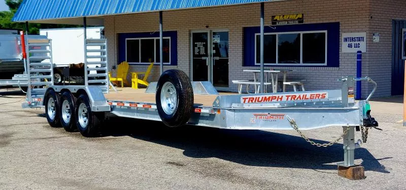 82 X 24 + 2 GALVANIZED EQUIPMENT TRAILER 16500# PAYLOAD 2026 TRIUMPH