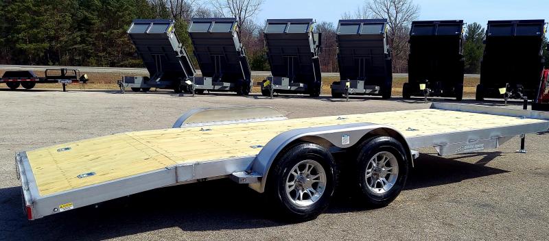 2021 7 X 20 OPEN BED CAR HAULER ALL ALUMINUM 3500 # AXLES 2021 7 X 20 OPEN BED CAR HAULER ALL ALUMINUM 3500 # AXLES